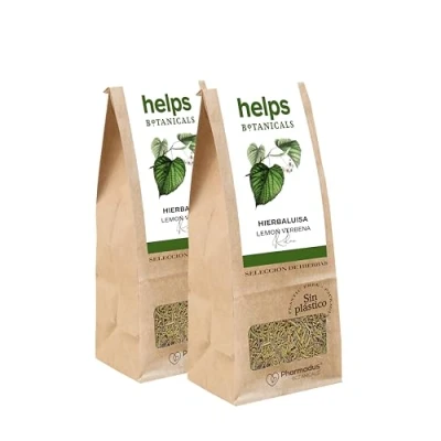 Imagen de HELPS INFUSIONES Infusión de Hierbaluisa A Granel. Digestiva Y Carminativa, Favorece Expulsión Gases. Bolsa Granel 50 Gramos. Pack 2