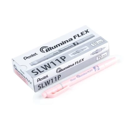 Imagen de Pentel Illumina Flex SLW11P Subrayador de dos puntas, color naranja