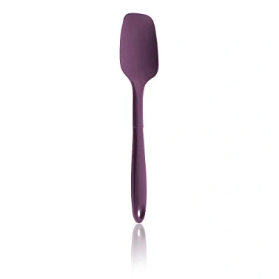 Imagen de Kochblume Juego de cucharas silicona con núcleo acero inoxidable, color rosa, silicona, morado, Flexlöffel einzeln