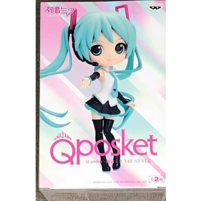Imagen de Banpresto Figura Q Posket Hatsune Miku V4X Style (Ver.A) 14cm Multicolor BP18911