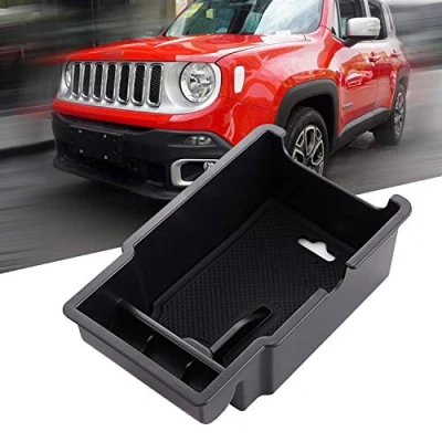 Imagen de YEE PIN Bandeja de Guantera Renegade 2017 2022 para Apoyabrazos Caja Consola Central, Reposabrazos Almacenar Artículos Pequeños Interior Accesorios