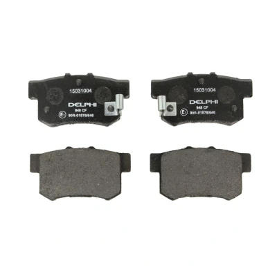 Imagen de DELPHI LP948 Juego de pastillas freno con avisador acústico desgaste sin chapa antichirridos accesorios HONDA: CIVIC 6 Hatchback