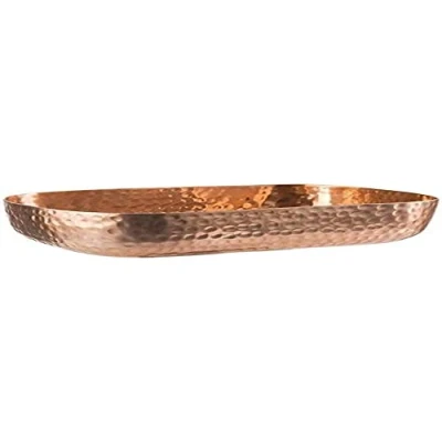Imagen de APS Recipiente aluminio con superficie de cobre martillado para platos fríos y calientes, 23,0 x 15,5 cm, 1,4 ltr.
