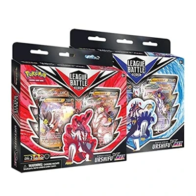Imagen de Pokémon Baraja de Combate Liga Single Strike Urshifu/Rapid Urshifu (uno al Azar), Juego Cartas para 2 Jugadores a Partir 6 años, más 10 Minutos Tiempo