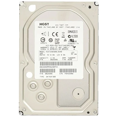 Imagen de HGST ULTRASTAR 7K4000 3TB SAS INT HUS724030ALS640 3.5IN 7200 IN