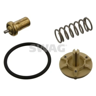Imagen de SWAG 30 93 6844 Termostato, refrigerante 88 con junta anular Plástico VOLKSWAGEN: Golf 6, 5, Scirocco III, SEAT: Leon II Hatchback, Ibiza 3