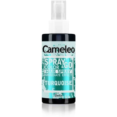 Imagen de Cameleo spray &amp; Go de Color para el cabello Turquesa rubio, rubio platino y gris simplemente rocíe listo semipermanente resultado inmediato pelo en