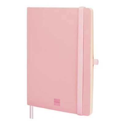 Imagen de Finocam Cuaderno Nexo Tapa Blanda Liso Rosa A5 de Hojas Microperforadas Bolsillo y Portabolígrafo 72 Hojas,Ideal para Escribir Dibujar