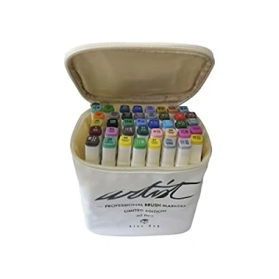 Imagen de Alex Bog Set de Rotuladores Canvas Luxe Professional 40 Piezas Multicolor