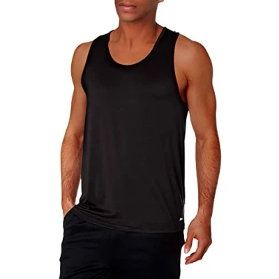 Imagen de Amazon Essentials Camiseta Técnica Elastizada de Tirantes Hombre, Negro, S