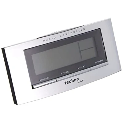 Imagen de Proficell WT 182 Reloj controlado, Plateado, Negro, 3,5 cm l x 14 w 6,3 h