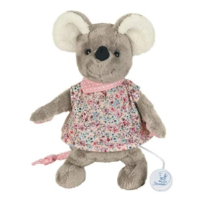 Imagen de Sterntaler Spieluhren Maus Mabel, Integrierte Rassel, Für Babys AB Der Geburt Peluche Musical M, Color estándar, M (6012001)