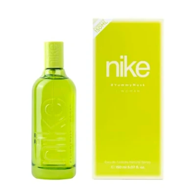 Imagen de NIKE Yummy Musk, Colonia Mujer, 150 ml, Perfume Formato Spray, Eau de Toilette Natural y Femenina, Aroma Floral Afrutado, Fragancia Fresca, con Personalidad Larga Duración