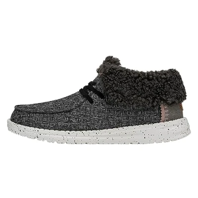 Imagen de Hey Dude Wendy Fold Stitch Cozy, Ankle Boot, para Mujer, Black, Size EU 39