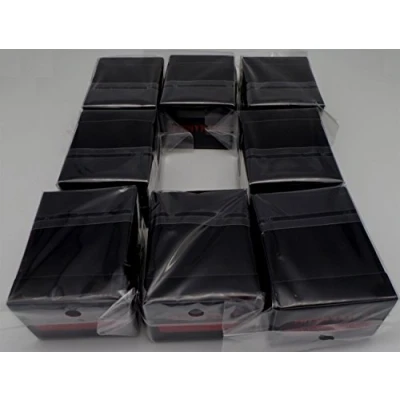 Imagen de docsmagic.de 8 x Deck Box Black + Card Divider Caja Negra PKM YGO MTG