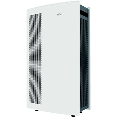 Imagen de Aktobis Purificador de aire clase superior (gama alta) WDH H6 con robusta carcasa metálica, panel táctil (teclado sensor), moderna pantalla LCD y sistema filtro cuádruple