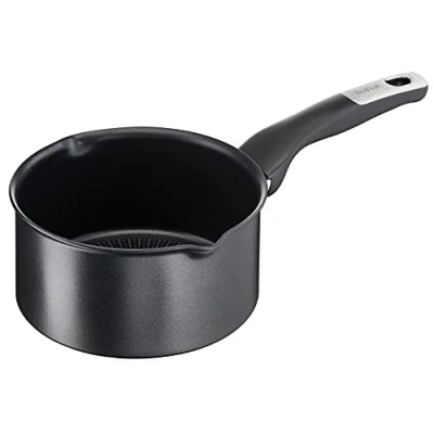 Imagen de Tefal Unlimited Cacerola de 16 cm (1,5 L), boquillas para vertederos, antiadherente, resistente a los arañazos, revestimiento fácil limpiar, termo Signal, todo tipo luces inducción,