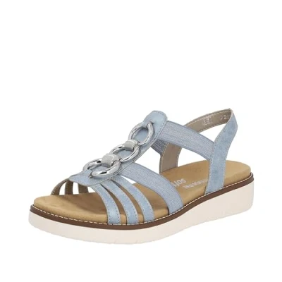 Imagen de Remonte D2073, Sandalia Mujer, Bleu Steelblue 12, 36 EU