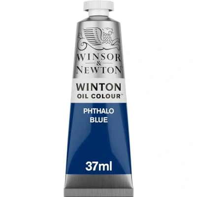 Imagen de Winsor &amp; Newton Winton Tubo de Pintura al Óleo, 37 ML, Azul (Azul ftalo)