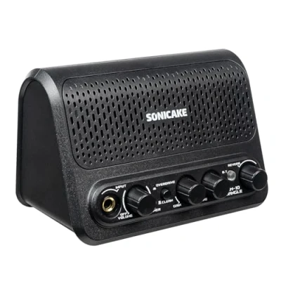 Imagen de SONICAKE Amplificador de Guitarra Mini Combo Amp Bluetooth con Canales Clean y Overdrive Triangle