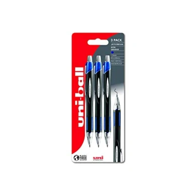 Imagen de uni ball SXN 210 RT Jetstream Rollerball 3 unidades blíster azul embalaje sin plástico