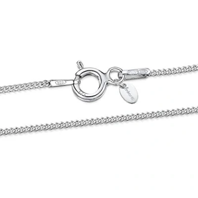 Imagen de Amberta Cadena Barbada en Plata de Ley 925 para Mujer 1.1 mm: 50 cm