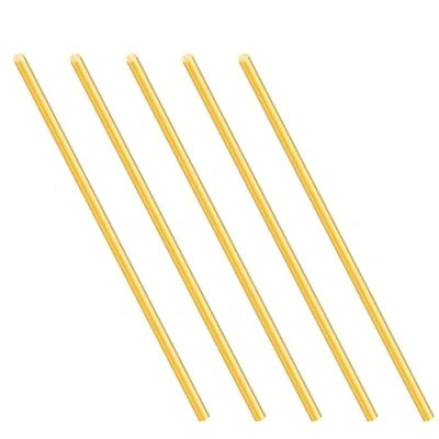 Imagen de iMeistek Varilla de latón 2 mm, 150 mm longitud, macizo redondo para manualidades (5 unidades)