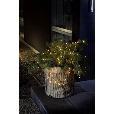 Imagen de Konstsmide Christmas Cadena de 40 luces LED ext. blanco cálido, a pilas