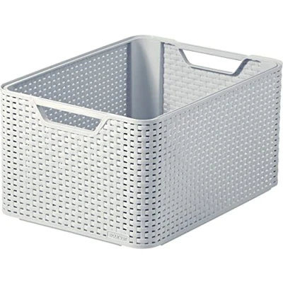 Imagen de CURVER Style Caja de Almacenamiento Grande, Gris, 30 L, litros