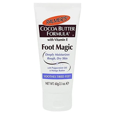 Imagen de Palmers Manteca de cacao con vitamina E Foot Magic, 2.1 onzas (paquete 2)