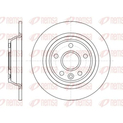 Imagen de REMSA 61167.00 Disco de freno Eje trasero 301,7, 301,7 11 5 macizo FORD: Focus 2, S Max Mk1, KUGA 1, LAND ROVER: Range Rover Evoque, VOLVO: S60 II