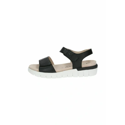 Imagen de CAPRICE Mujer 9 28701 42, Sandalias Planas, Color Negro, 37 EU