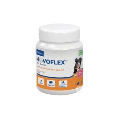 Imagen de Movoflex Soft Chews 30 Piezas para Perros de más 35 kg Alimento complementario la Salud Articular Mantener Las estructuras articulares con ácido hialurónico