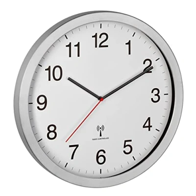 Imagen de TFA Dostmann XL 60.3545.02 Reloj de Pared analógico (400 x 50 400 mm), Color Blanco
