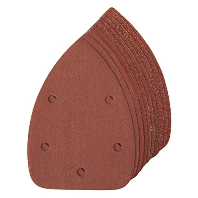Imagen de Silverline Tools 336046 Hojas de lija triangulares autoadherentes 140 mm, 10 pzas (Granos: 4 x 60, 2 80, 120, 240)