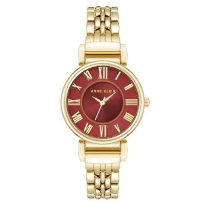 Imagen de Anne Klein Reloj de pulsera para mujer, Dorado/rojo,