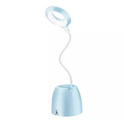 Imagen de BEL AIR HOME Flexo LED SPEAKER con Altavoz Bluetooth incorporado 3 intensidades de luz ranura para Smartphone blanca 6500K 5W batería recargable cable USB incluido (AZUL)