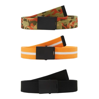 Imagen de Urban Classics TRIO 3 PACK Cinturón, Talla: S/M, Black/orange/white