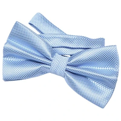 Imagen de DonDon Pajarita para hombre de 12 x 6 cm ajustable y lista usar Azul claro