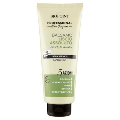 Imagen de Biopoint Professional Liscio Assoluto Balsamo Formula Ultra Setosita&#039; 5 Azioni Capelli Lisci Tubo 350 Ml