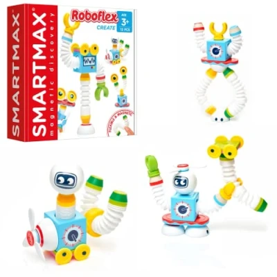 Imagen de SmartMax Roboflex Magnetic Discovery Juego de construcción para mayores 3 años