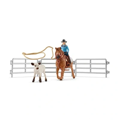 Imagen de Schleich 42577 playset Cowboy Team Roping Fun