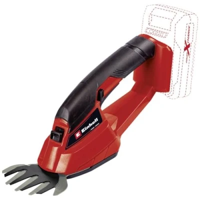 Imagen de Einhell Li Solo Power X Change Tijeras de césped con batería (Ion Litio, 18 V, Ancho Corte 100 mm, Agarre Suave, Engranaje metálico, sin ni Cargador)