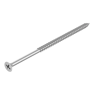 Imagen de SECCARO Tornillo para madera aglomerada, 6 x 140 mm, acero inoxidable, V2A, VA A2, rosca parcial, 50 unidades