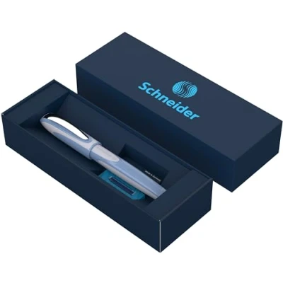 Imagen de Schneider Ray Juego de regalo bolígrafo en estuche cartón (incluye cartuchos tinta estándar, apto para diestros y zurdos)