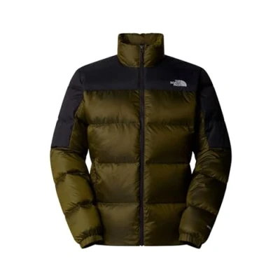 Imagen de THE NORTH FACE Diablo Chaqueta de plumón para hombre, color verde musgo, negro y Heathe, talla XXL