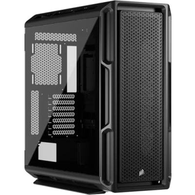 Imagen de CORSAIR 5000T Caja MidTower ATX para PC Paneles de Flujo Aire Frontales y en el Techo extraíbles, Interior Espacioso, ASUS BTF, MSI Project Zero, Gigabyte Stealth Negro