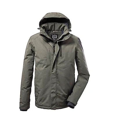 Imagen de killtec Hombre Chaqueta funcional con capucha cremallera KOW 161 MN JCKT, olive, 3XL, 37589 000