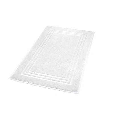 Imagen de Kleine Wolke Frottiervorl. Lodge Alfombrilla de baño, Algodón, Blancanieves, 80.00 x 50.00 cm