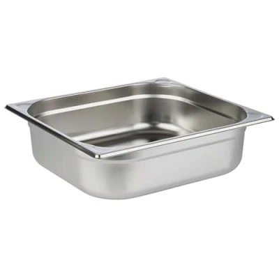 Imagen de APS 81704 Recipiente GN 2/3, acero inoxidable Gastronorm, dimensiones 325 x 355 mm/altura 100 mm/volumen 8,4 litros